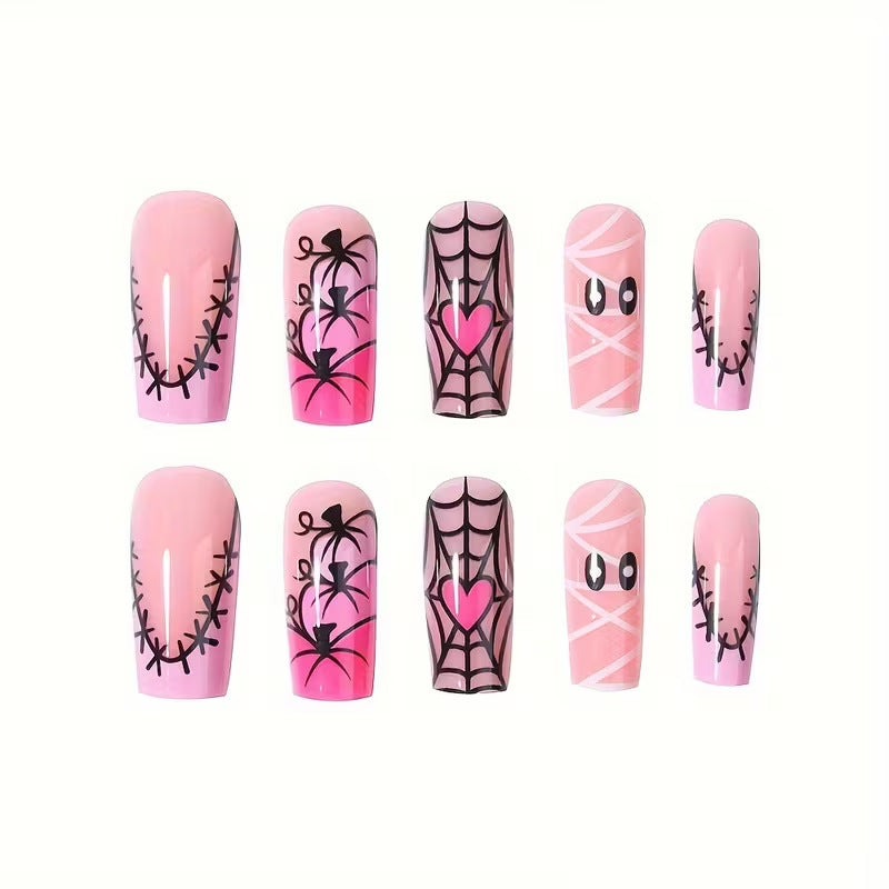 Halloween-Themen Kunst-Nagel-Set Brehn