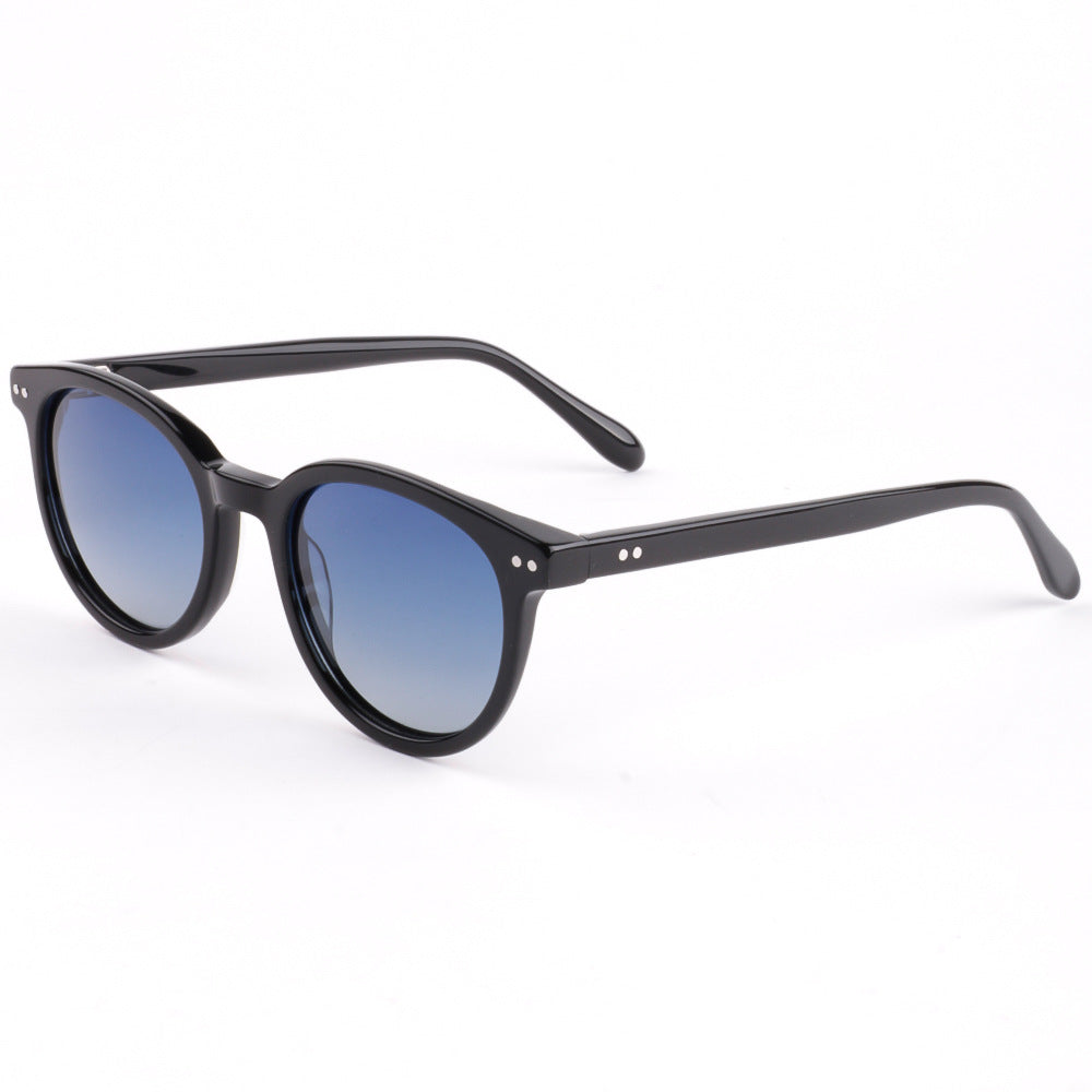 Damen modische Sonnenbrille mit elegantem, transparentem Rahmen und hochgradigem UV-Schutz Brehn