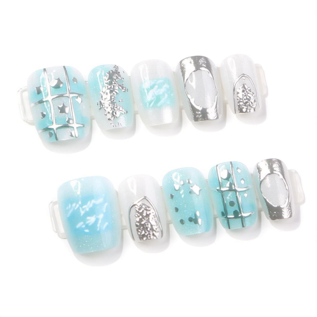 Artistic Press-On Nail Set Brehn
