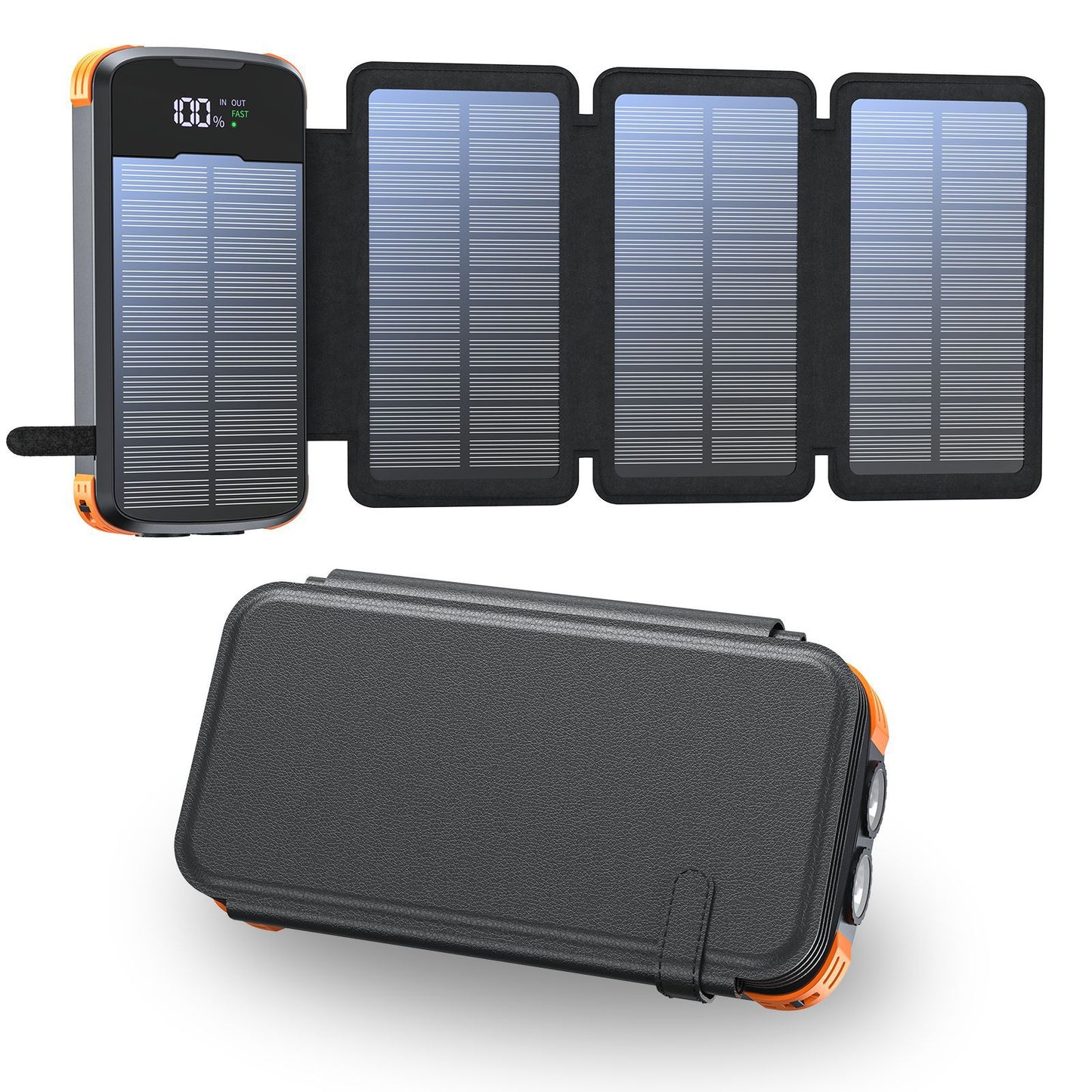 Solar Powerbank mit Drahtloser Ladefunktion Von Brehn