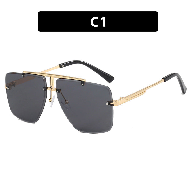 Damen quadratische Sonnenbrille im stilvollen minimalistischen Design Brehn