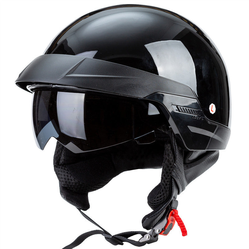Urban Style Motorrad Halbschale mit Visier Brehn