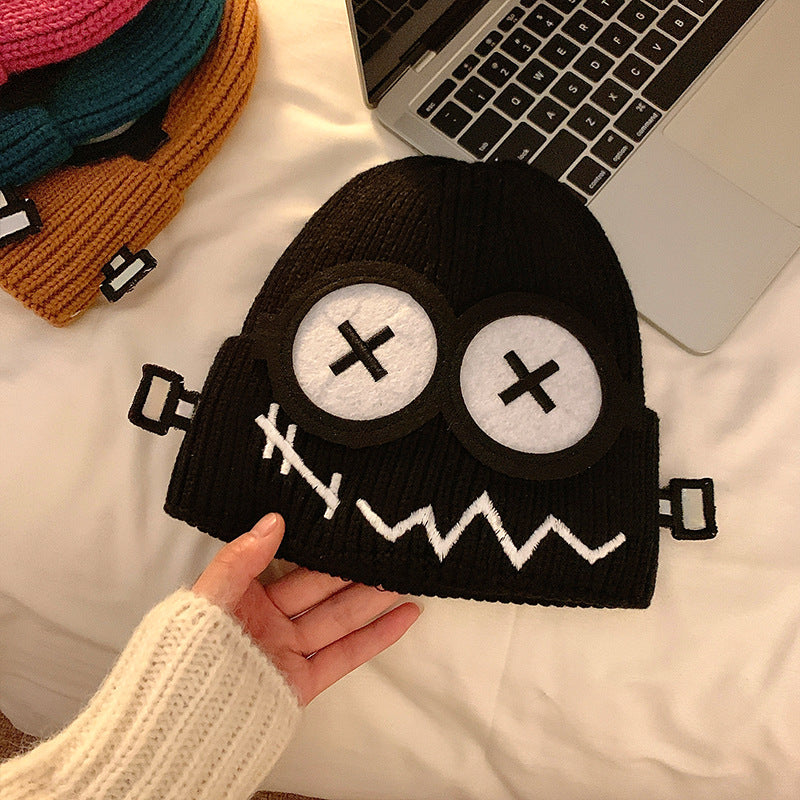 Verspielte Strickmütze