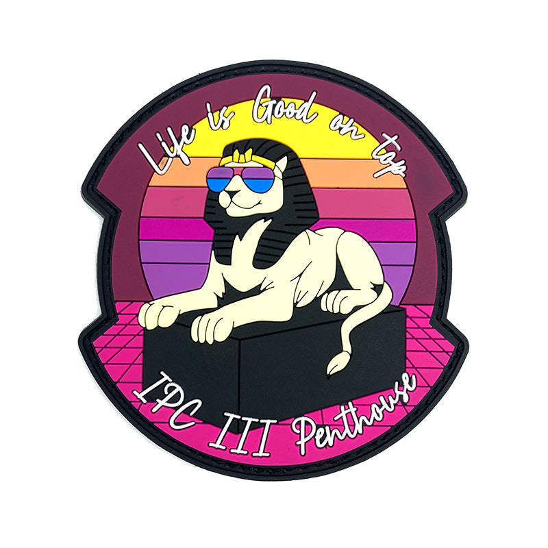 Unisex kreative Gummipatch Gepäckanhänger Brehn