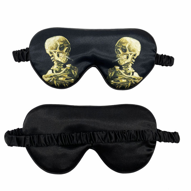Unisex nan weiche ergonomische Schlafmaske mit konturierter Augenpartie und verstellbarem Elastikband Brehn