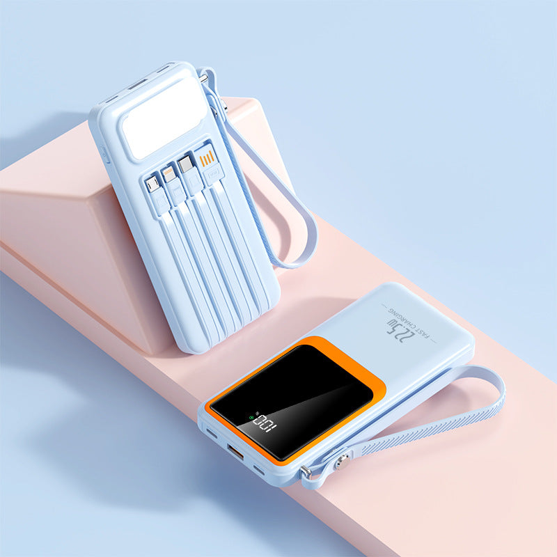 kompakte Powerbank mit digitalem Display Brehn