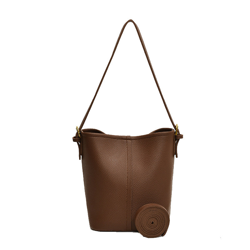 Minimalistische Leder Umhängetasche