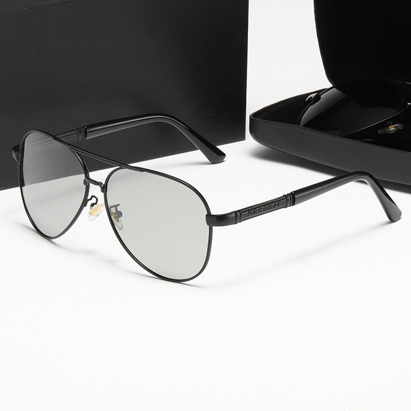 Damen Elegante Piloten-Sonnenbrille mit hochwertigen Polarisationsgläsern Brehn