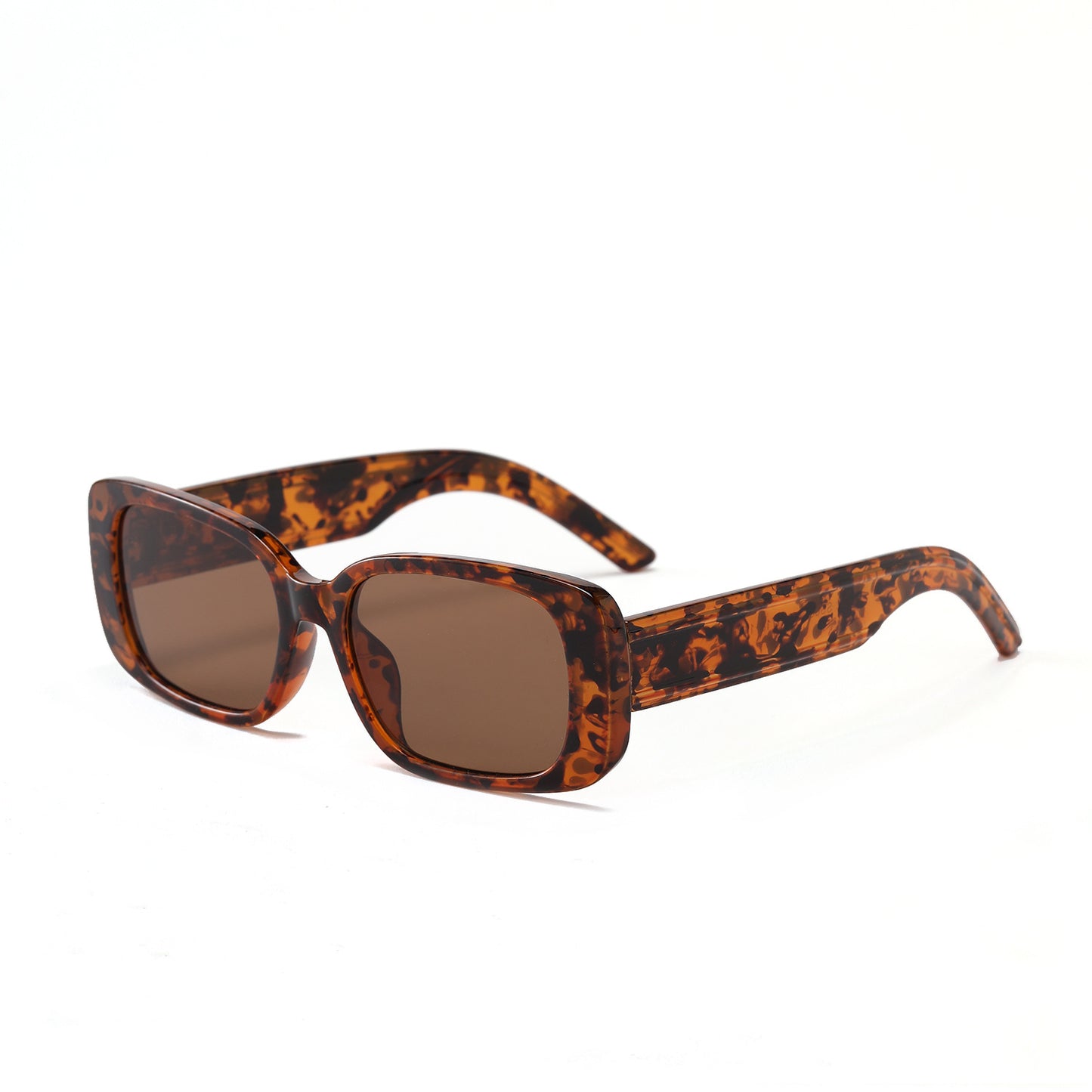 Damen rechteckige Sonnenbrille mit stilvollem Rahmen Brehn