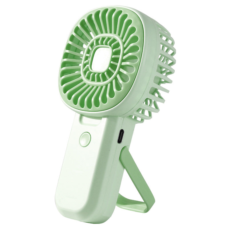 Damen tragbarer Mini-Ventilator mit USB-Ladefunktion und neigbarem Kopf Brehn