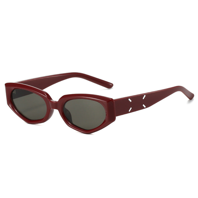 Zeitgenössische Schmetterlingsförmige Sonnenbrille Brehn