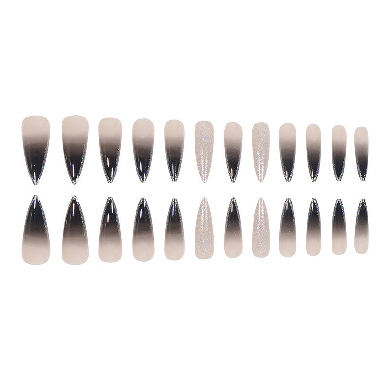 Glamouröse Stiletto Press-On Nail Set Brehn