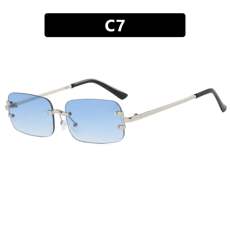 Damen quadratische Sonnenbrille mit hochwertigem Metallrahmen Brehn