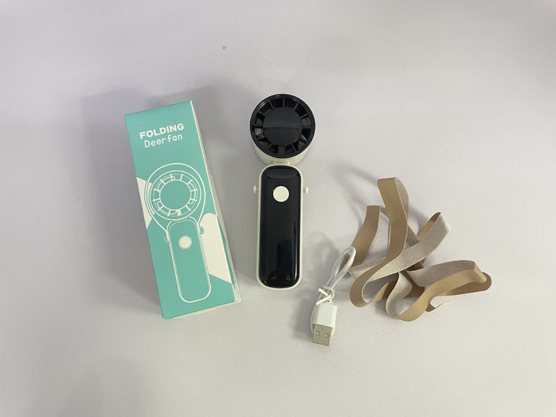 Unisex Tragbarer Faltventilator mit USB-Aufladung Brehn