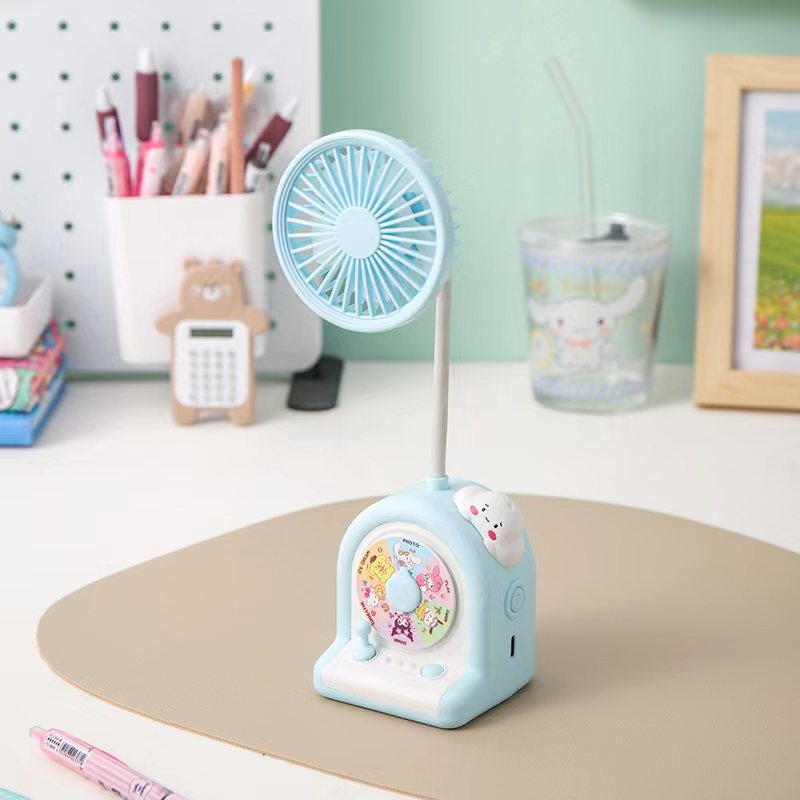 Unisex Tragbarer Mini-Ventilator mit flexiblem Hals Brehn