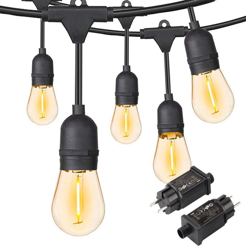 Vintage LED-Glühlampen-Globus-Lichterkette Außenbereich Patio Bulb Girlande Brehn