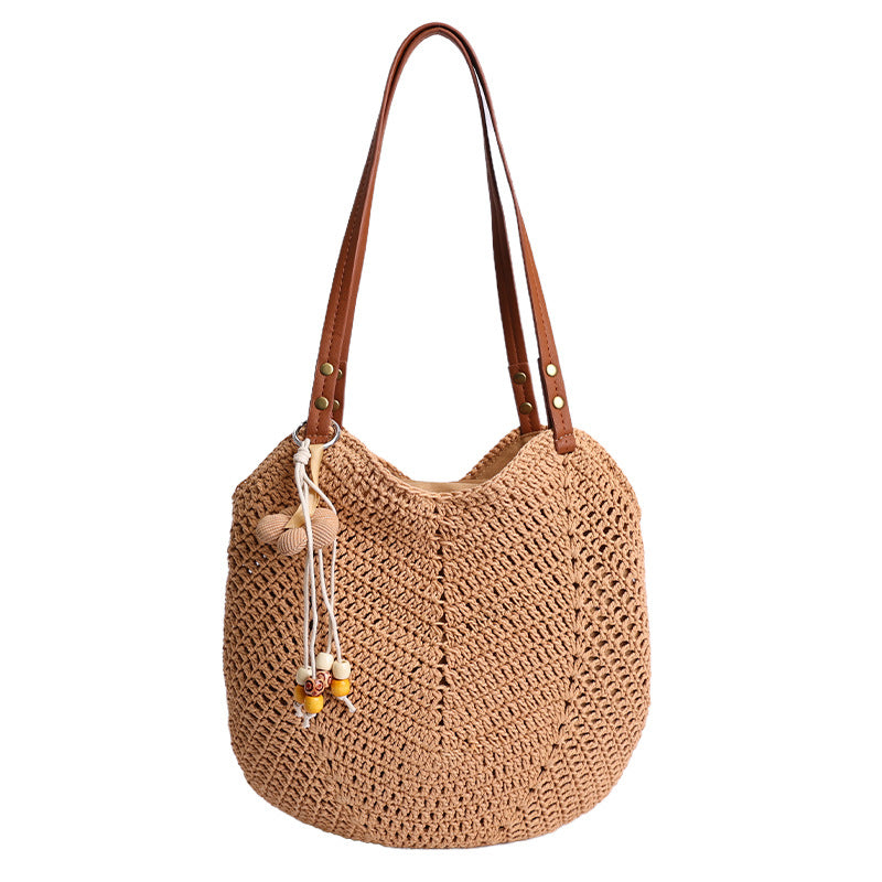 Handgefertigte Strohtasche Brehn