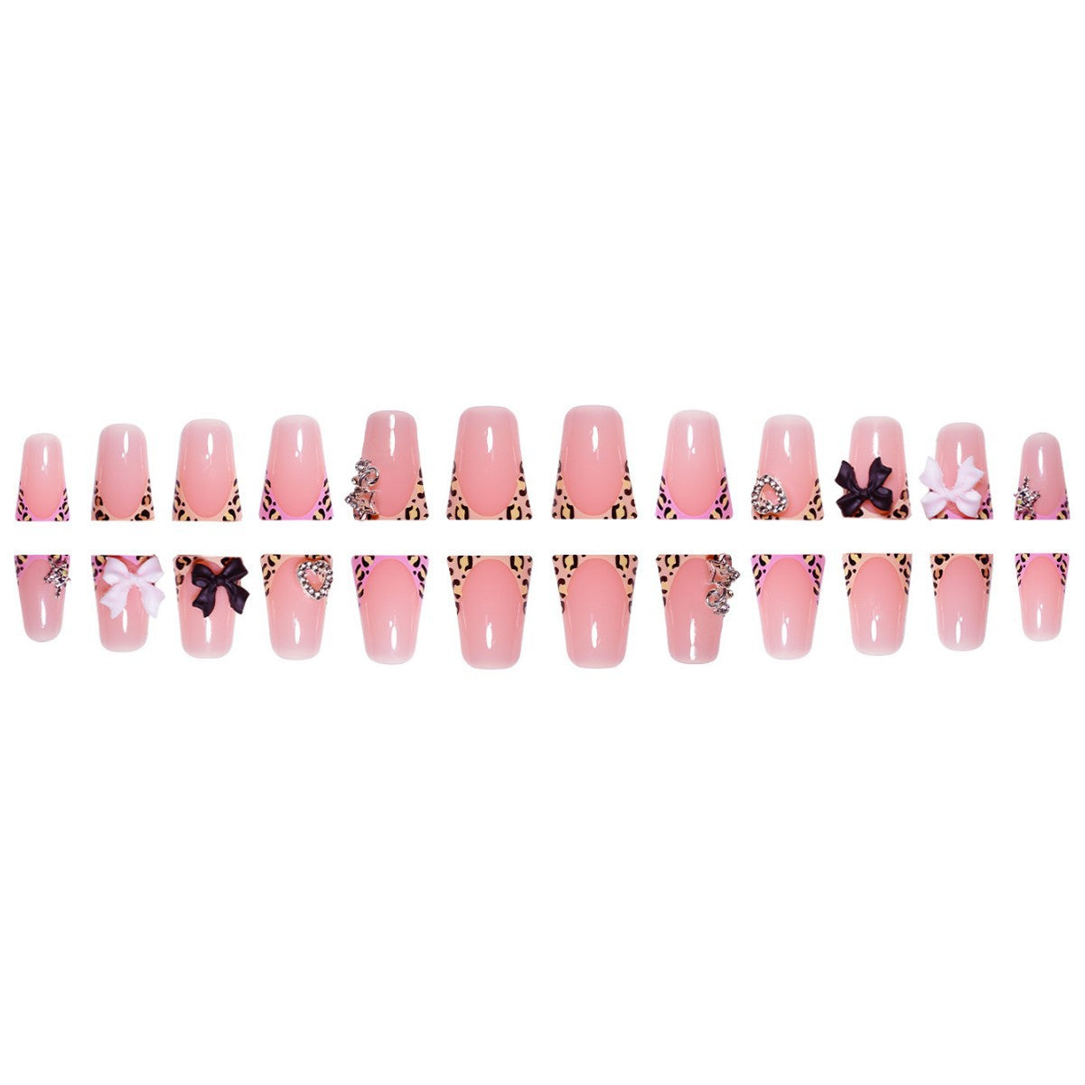 Dekoratives thematisches Press-On-Nagelset Brehn