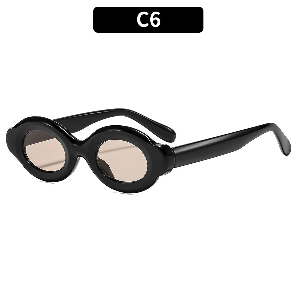 Avant-Garde Runde Rahmen Sonnenbrille 1787664461