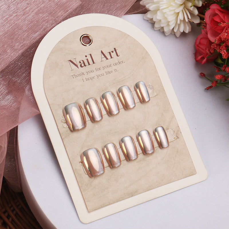 Premium Glänzendes Press-On Nagelset Brehn