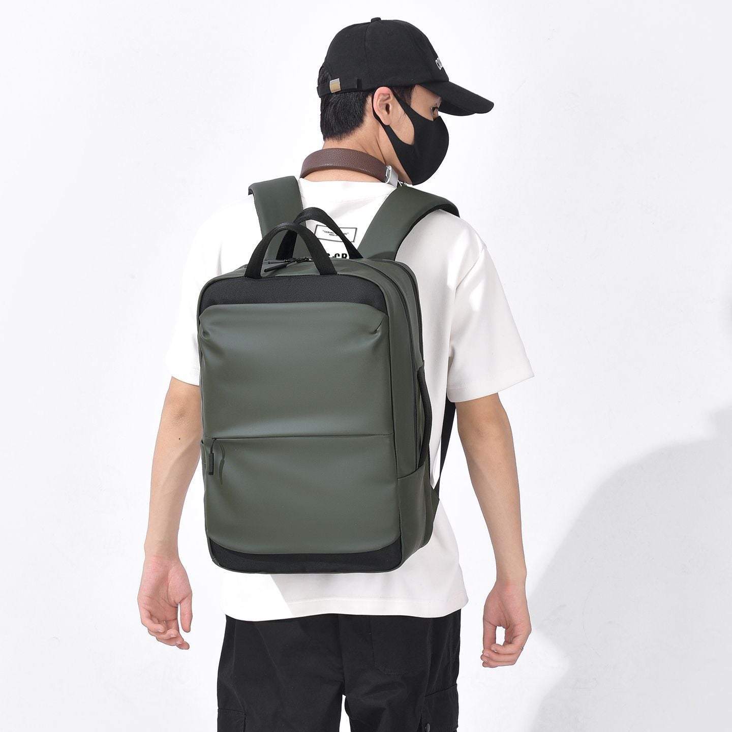 Stylischer Laptop-Rucksack mit Mehreren Fächern Brehn