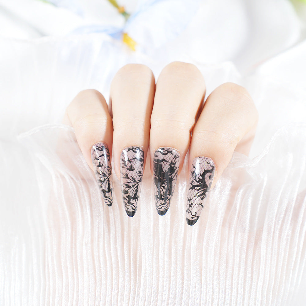 Dekorative Press-On Nagelspitzen Brehn