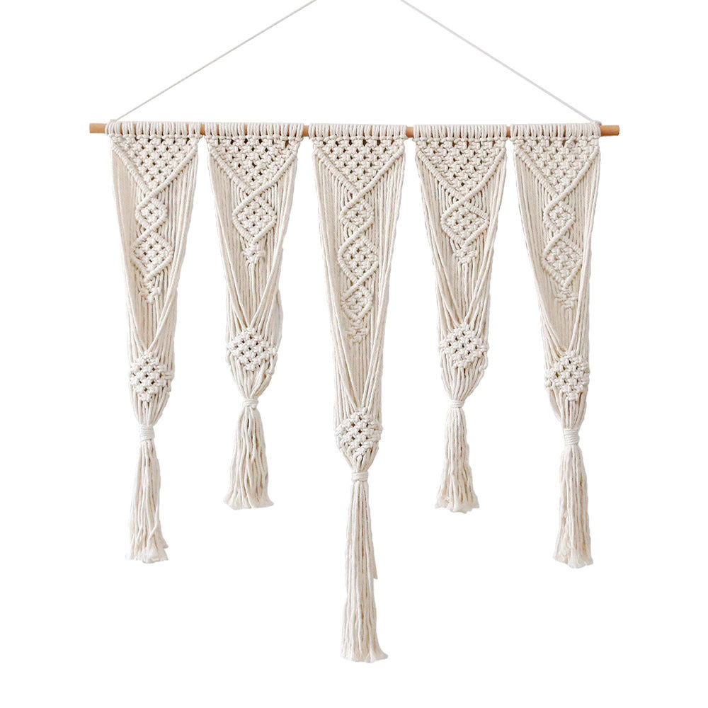 Elegante Makramee-Wandbehang mit komplizierten Details