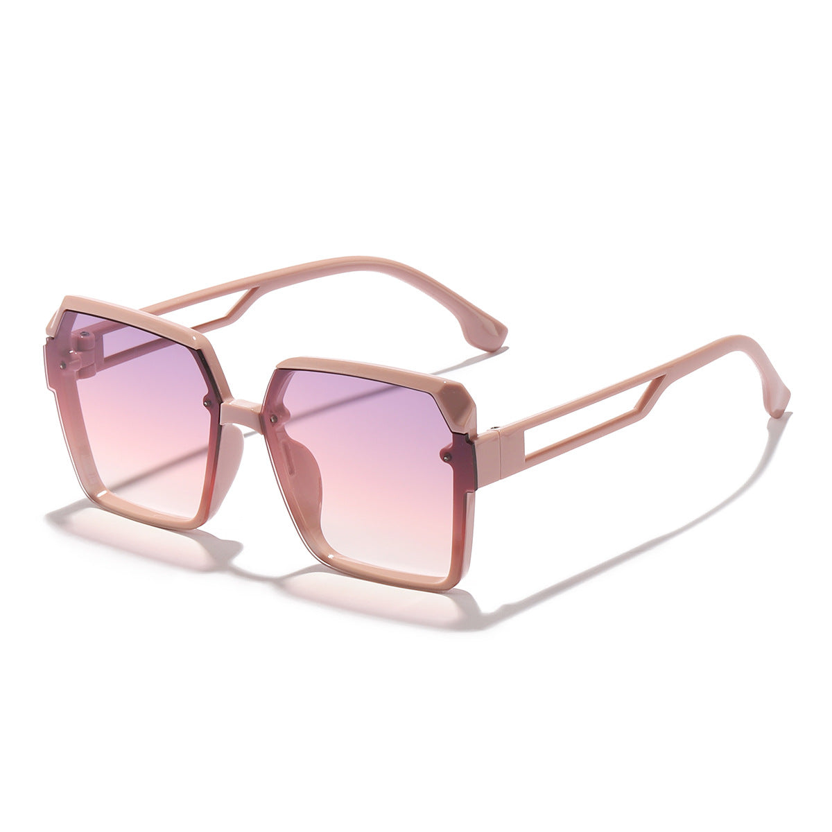 Damen oversized Sonnenbrille mit trendigem, transparentem Design Brehn