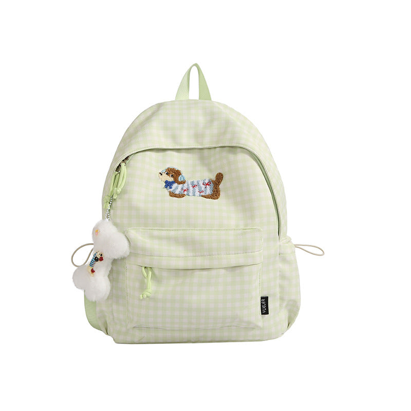Charmanter Tierstickerei Rucksack Brehn