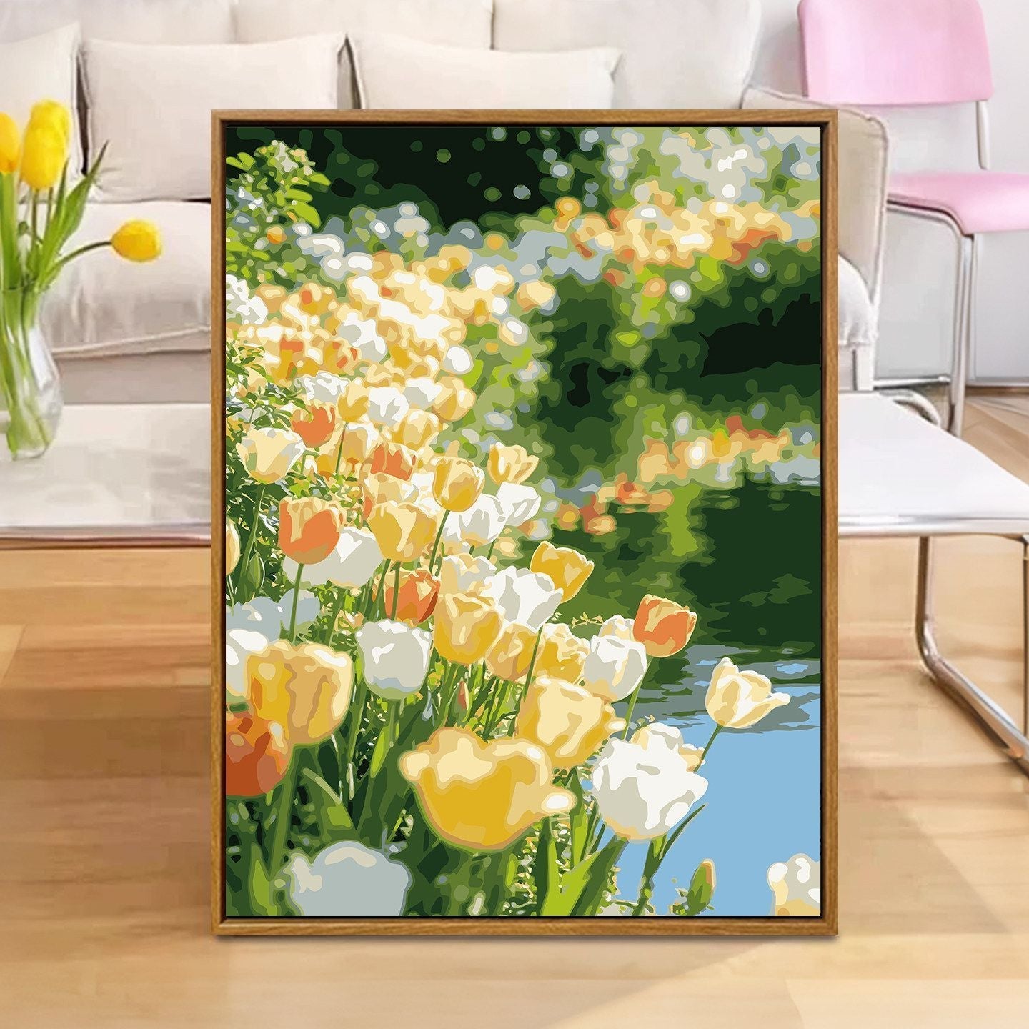 Floral Reflection Leinwanddruck Brehn