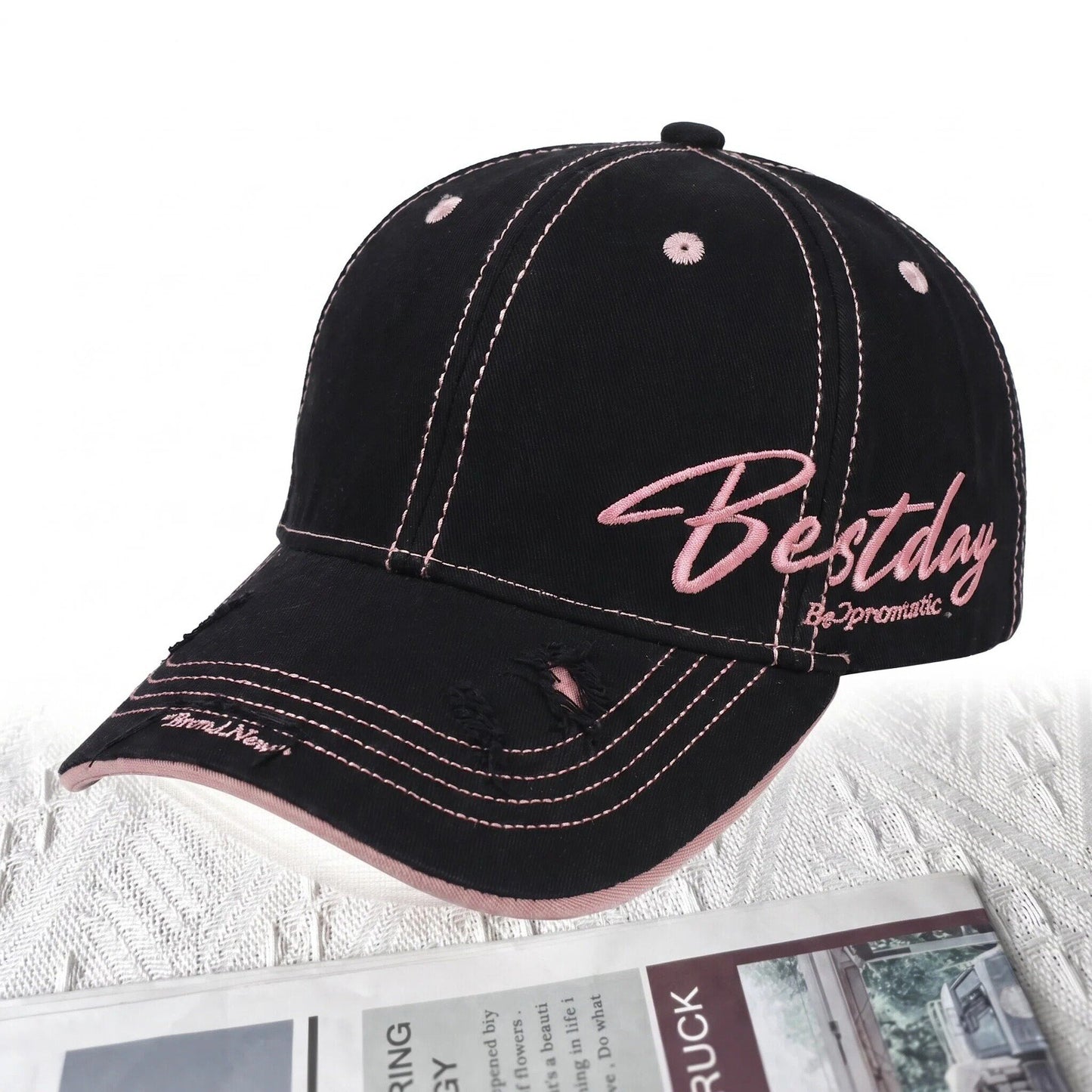 Herren Vintage Casual Baumwoll-Baseballmütze Brehn