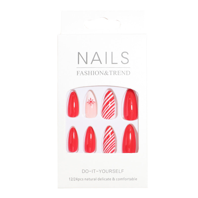 Dekoratives Press-On Nageldesign-Set Brehn