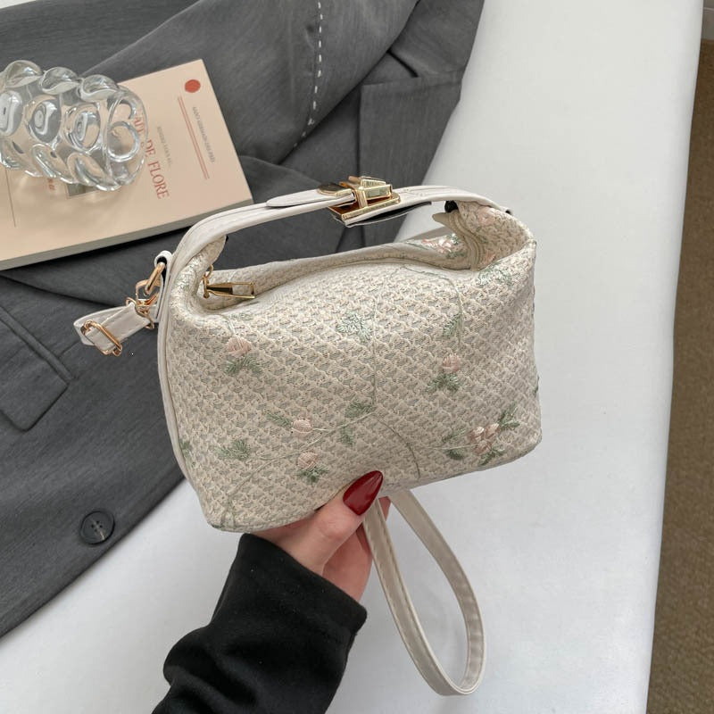 Bestickte Blumen Mini-Handtasche Brehn