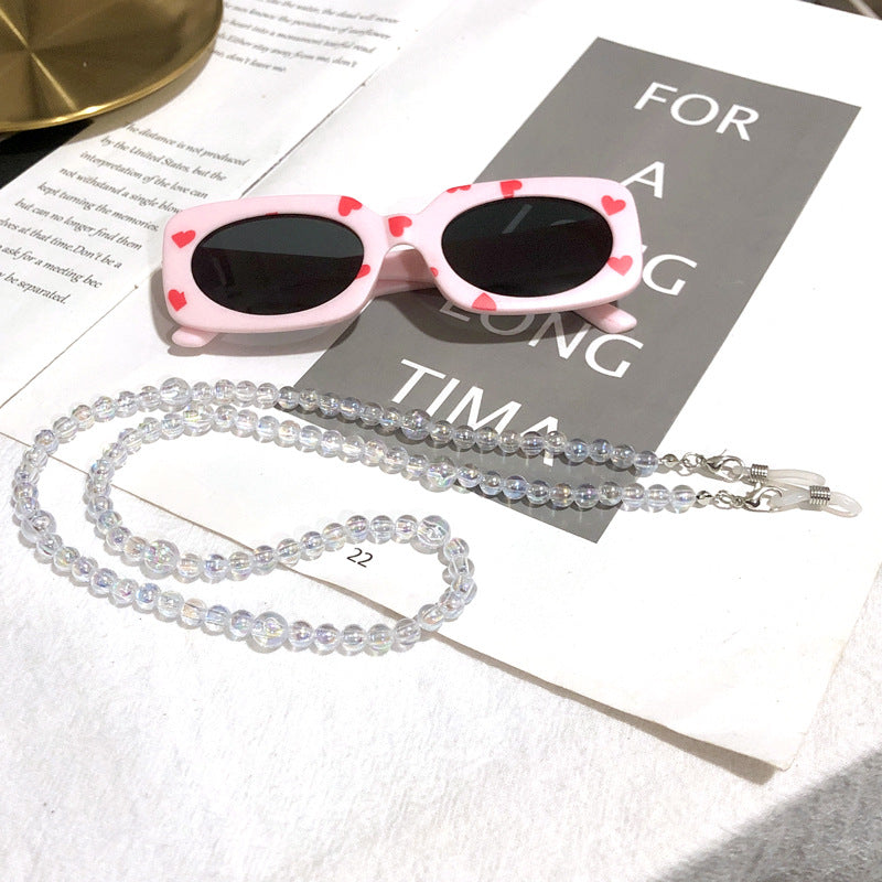 Mehrschichtige Perlen Eyewear Kette Brehn