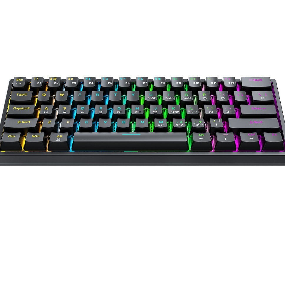 Kompakte Gaming-Tastatur mit Anpassbaren Tasten und Ergonomischem Design Brehn