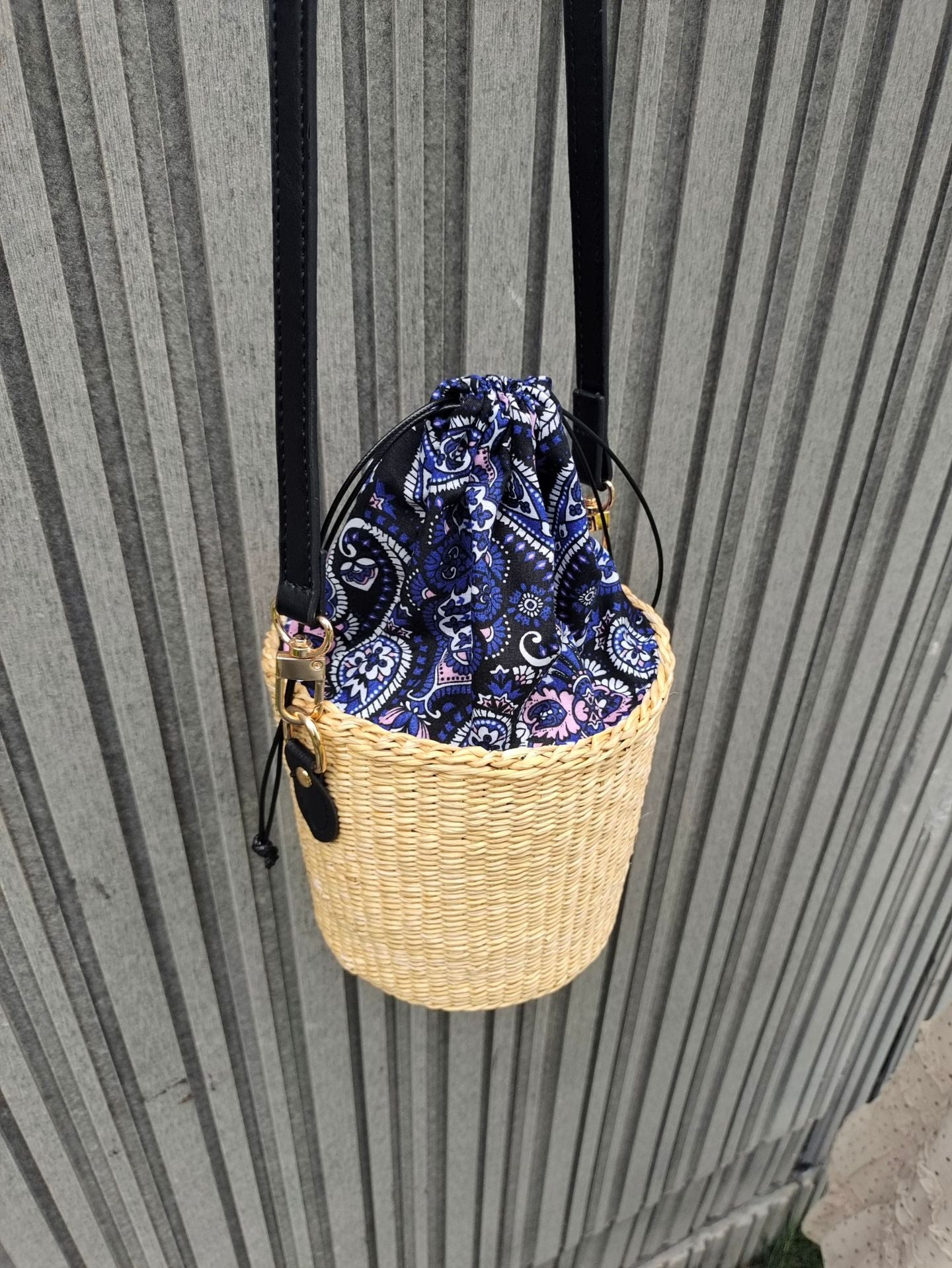 Bohemian Chic Geflochtene Korbtasche Brehn