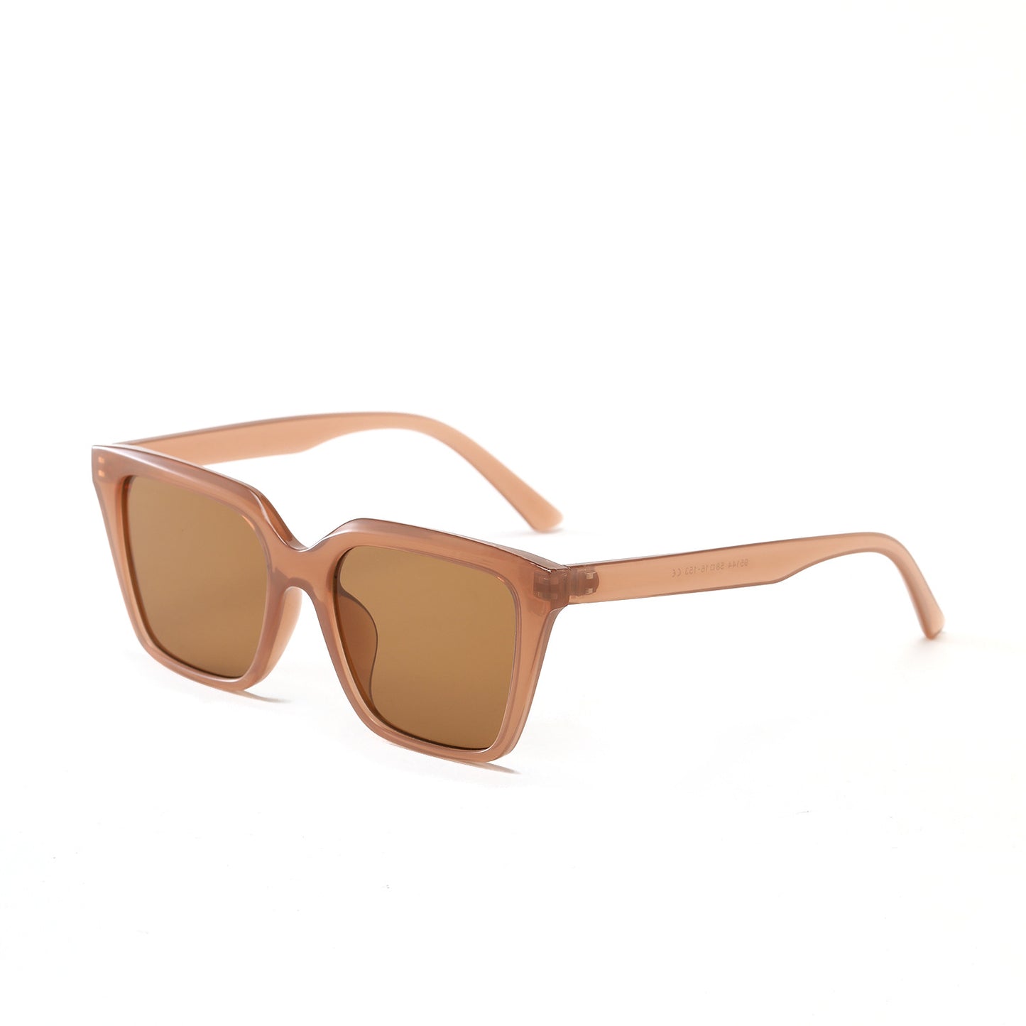 Damen geometrische Sonnenbrille mit schützendem UV-Filter und stylischem Schildpatt-Design Brehn