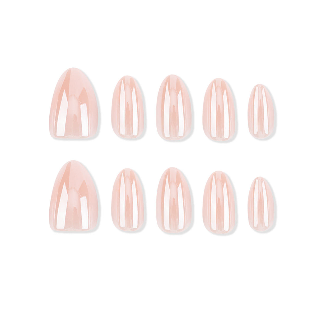 Nagelverlängerungen mit elegantem Gloss-Finish Brehn