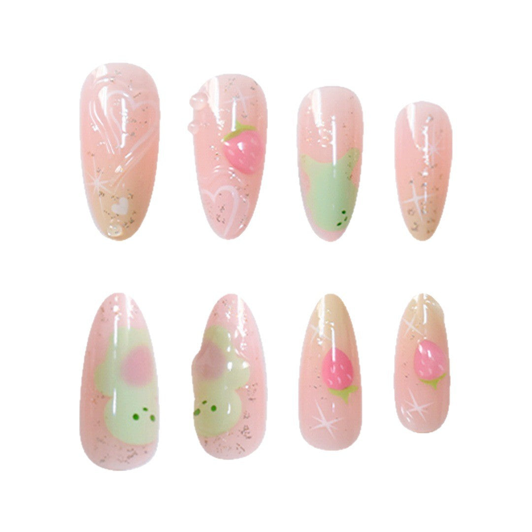 Künstlerische 3D-Gel-Nagelkunst Brehn