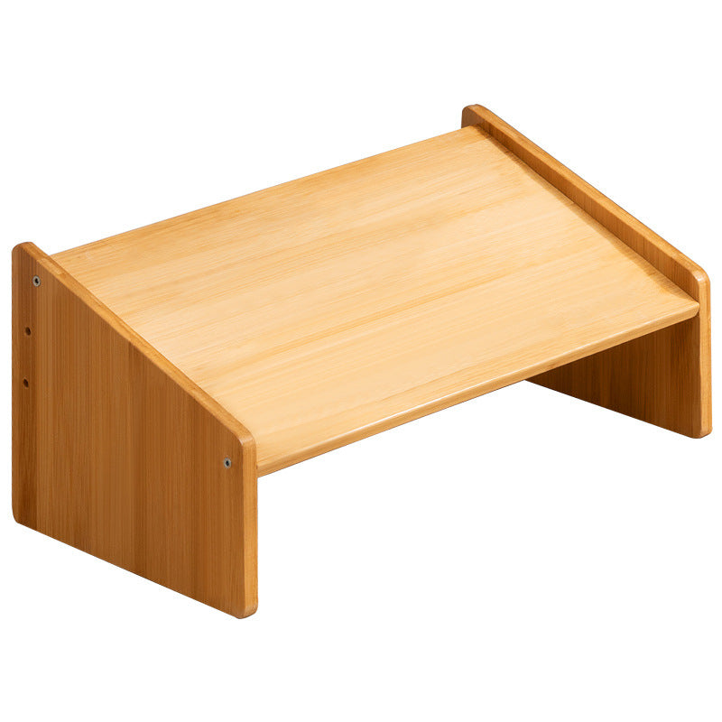 Höhenverstellbarer Fußhocker Aus Hochwertigem Holz Brehn