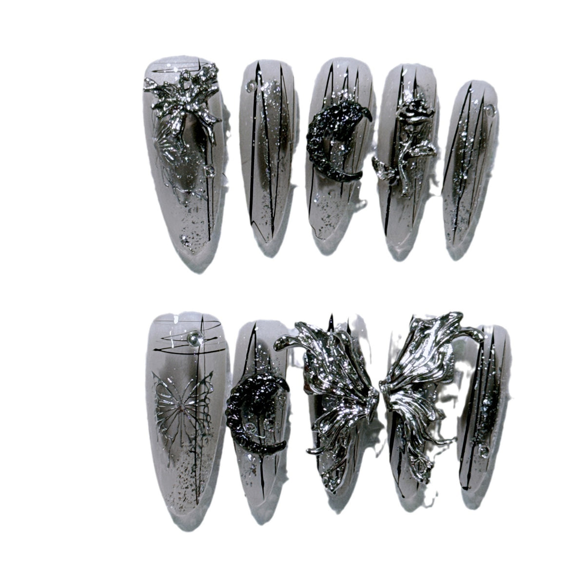 Dekorative Nagelkunst