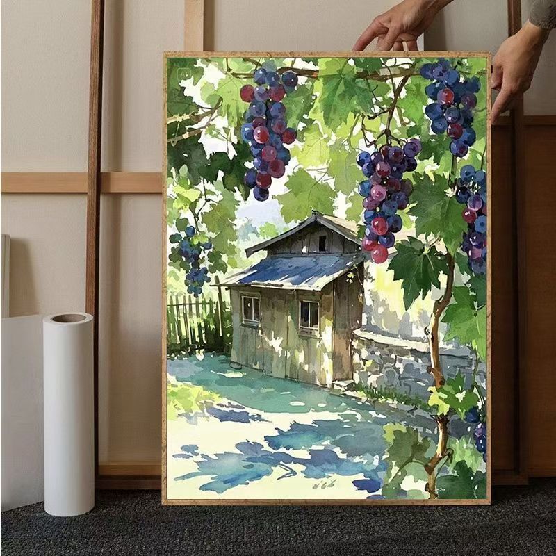 Dekorative Obstillustration Wandkunst Brehn