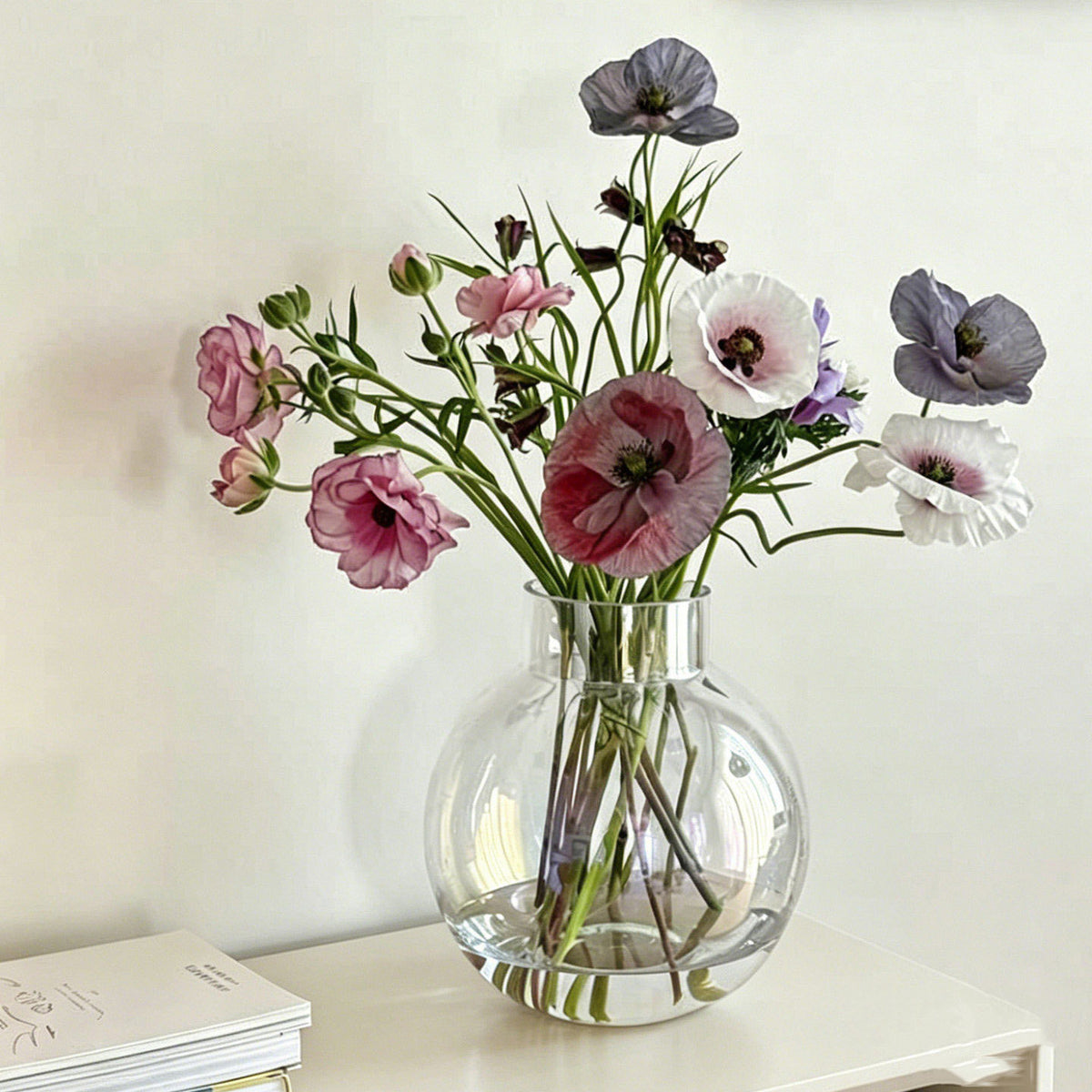 Dekorat vase aus glas