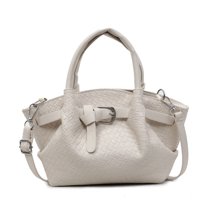 Stylish Woven Structured Handbag Brehn