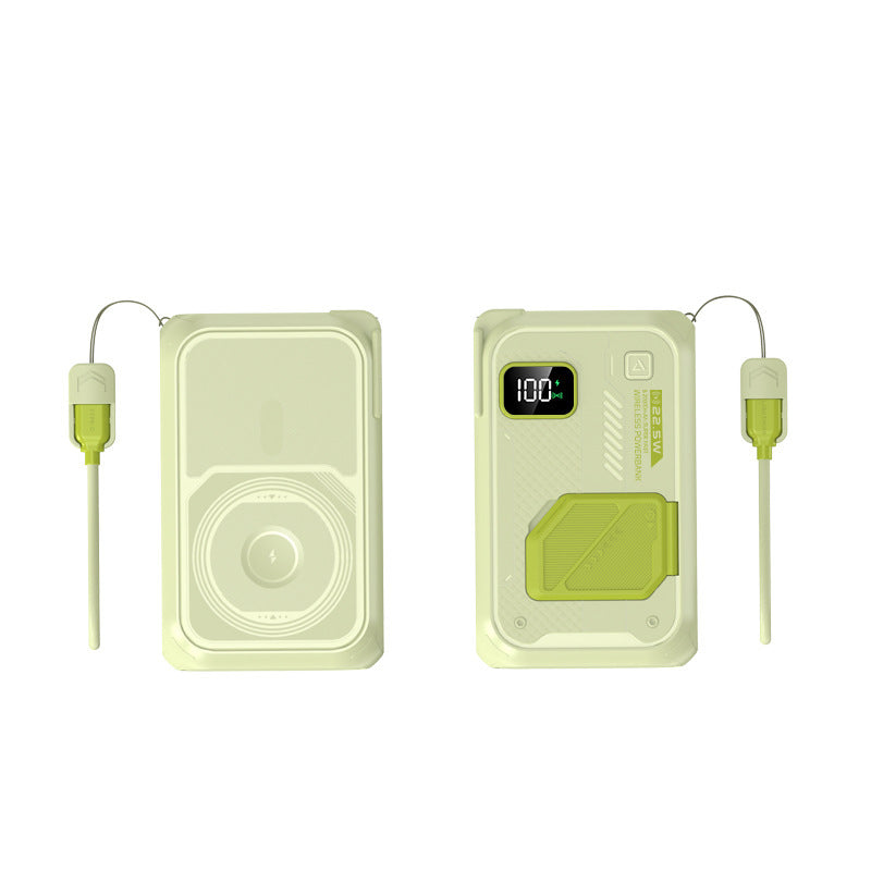 Hochleistungs-Powerbank mit kabelloser Ladefunktion und LED-Anzeige Brehn