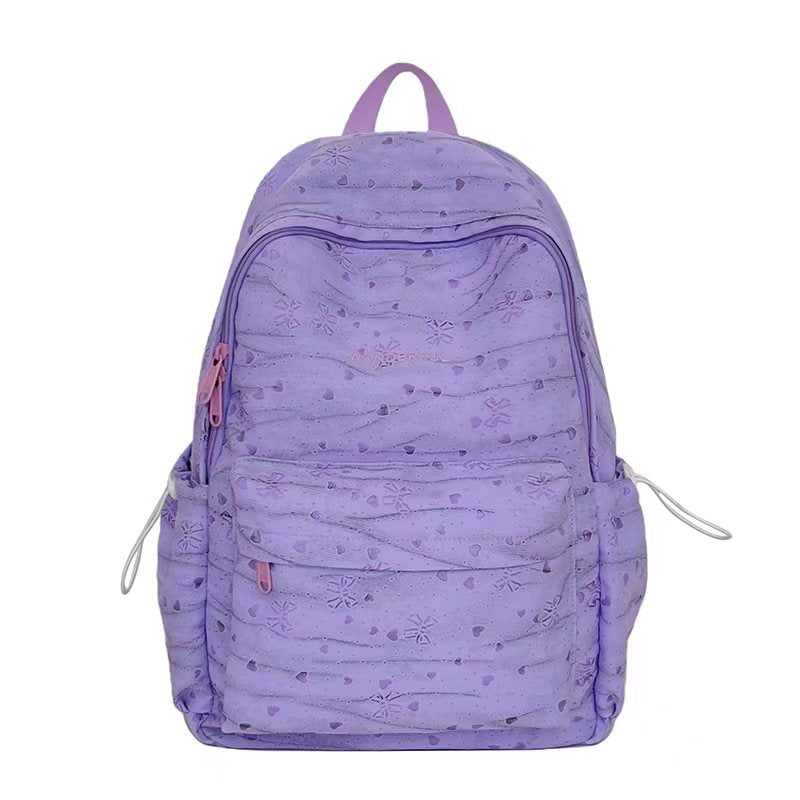 Strukturierter gemusterter Rucksack Brehn
