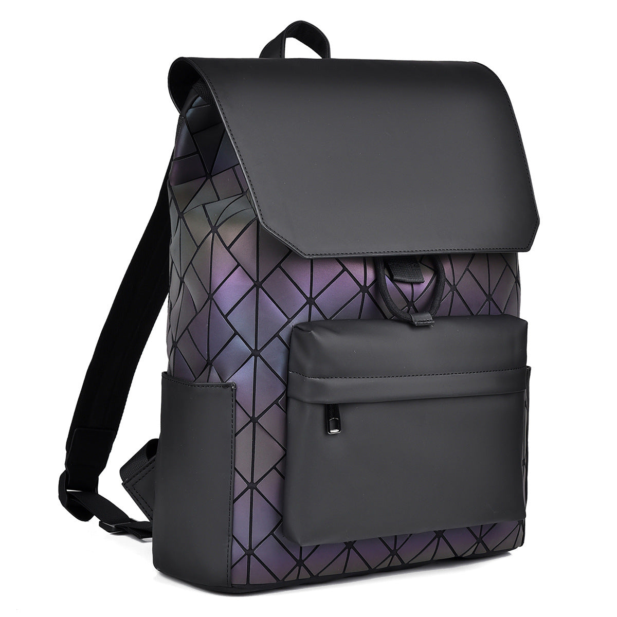 Trendiger geometrischer Druck-Rucksack Brehn