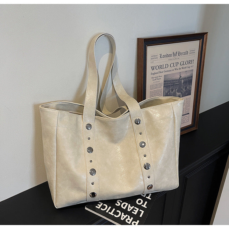 Hochwertige Vintage-Ledertasche Brehn