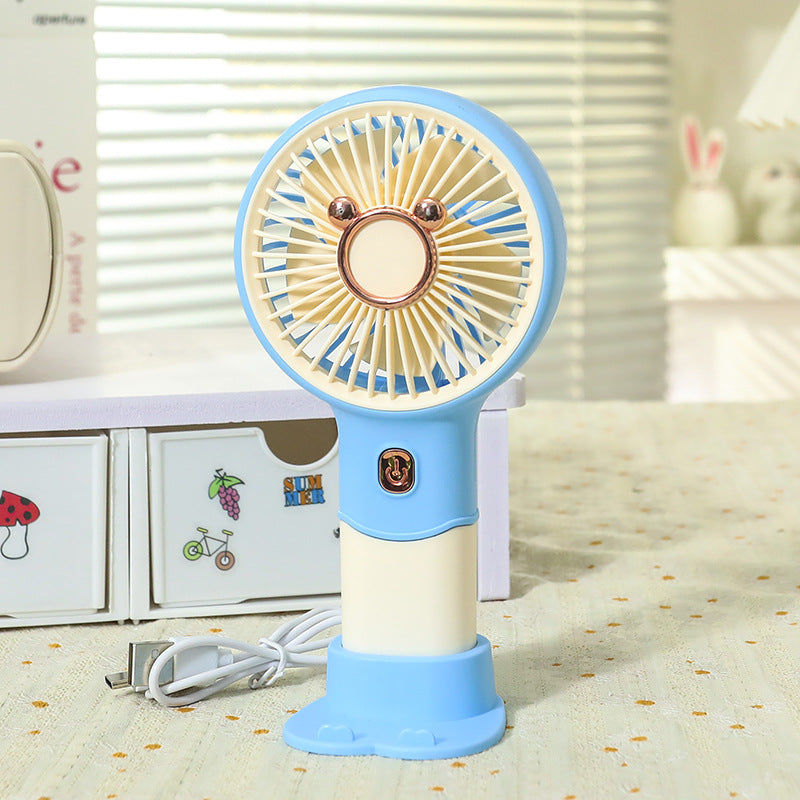 Damen Tragbarer Handventilator mit ergonomischem Design und USB-Anschluss Brehn