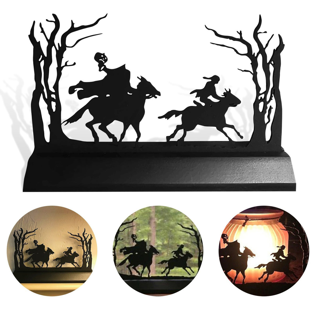 Dekoratives Metall-Silhouetten-Kunstwerk